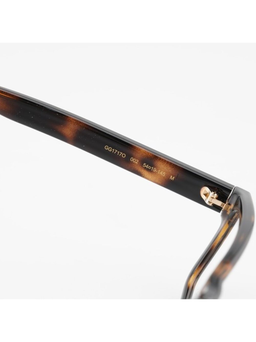 Gucci GG1717O 002 Eyeglasses Havana 54mm Rectangle Frame - Picture 8 of 11